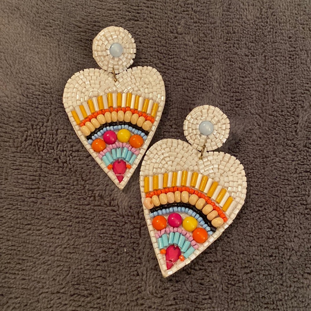 Ladies statement sequin earrings